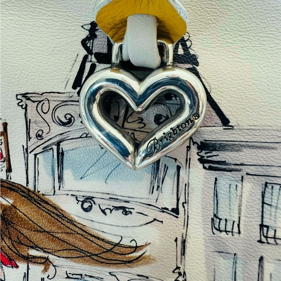 Brighton Fashionista Paris Chic Leather Tote Bag Handbag Rare & Retired NWT - Picture 10 of 11